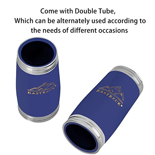 Dual blue tube accessory with EastRock logo