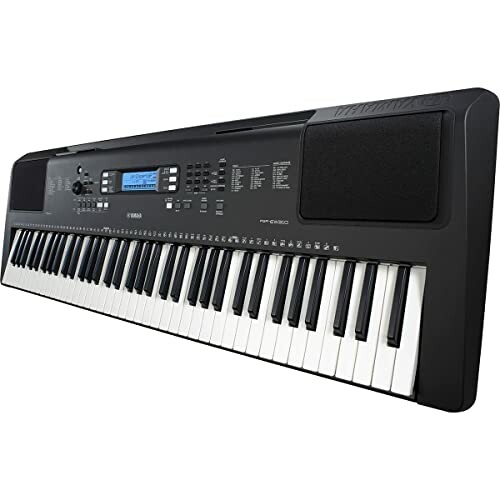 Yamaha portable electronic keyboard with display and controls